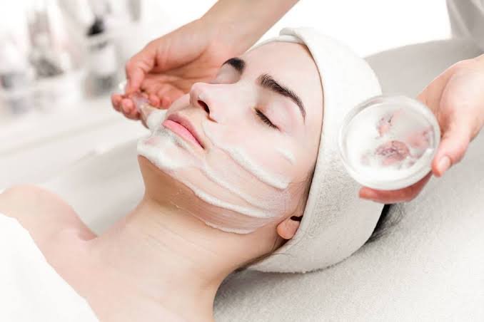relaxing facial